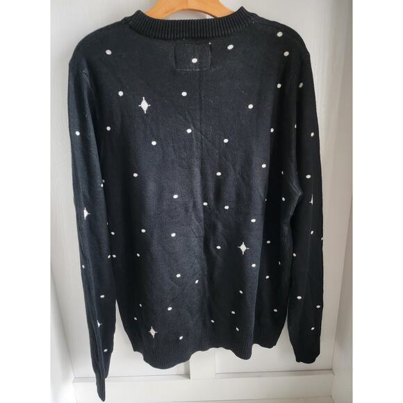 Tipsy Elves Santa Flying Unicorn Ugly Christmas Holiday Sweater - Women's Large - Picture 7 of 8